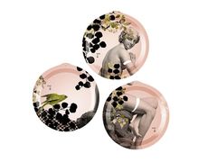 Set di vassoi in laminato&nbsp;TRYPTIQUE DU PARC - IBRIDE