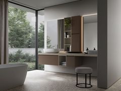 MOBILE LAVABO SOSPESO IN LEGNO&nbsp;NY� 12 - IDEAGROUP