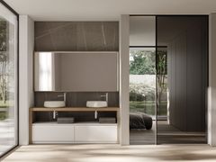 MOBILE LAVABO DOPPIO IN LEGNO&nbsp;NY� 18 - IDEAGROUP