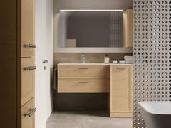 Mobile lavabo singolo in legno con lavabo integrato&nbsp;PROVENCE 09 - IDEAGROUP