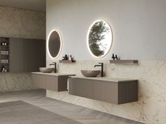 Mobile lavabo singolo sospeso con pensile&nbsp;VIACONDOTTI - IDEAGROUP