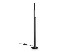 Lampada da terra a LED in alluminio verniciato a polvere con dimmer&nbsp;DORICA PT3 - IDEAL LUX