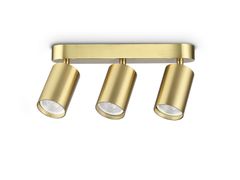 Faretto a LED orientabile multiplo&nbsp;DYNAMITE PL3 LINEAR ROUND - IDEAL LUX