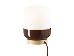 Lampada da tavolo in porcellana e vetro opale&nbsp;OHM 140 - IF� ELECTRIC