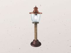Paletto luminoso a LED in metallo&nbsp;VENEZIA 248.12 - IL FANALE GROUP