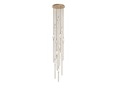 Lampada da soffitto a LED in cristallo&nbsp;IL PEZZO 12 CLUSTER CHANDELIER - IL PEZZO MANCANTE