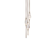 Lampada a sospensione a LED in cristallo&nbsp;IL PEZZO 12 ROUND CHANDELIER - IL PEZZO MANCANTE
