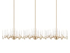 Lampadario a LED fatta a mano in cristallo&nbsp;IL PEZZO 3 ENDLESS CHANDELIER - IL PEZZO MANCANTE