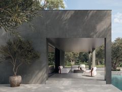 Pavimento/rivestimento in gres porcellanato effetto cemento&nbsp;CONCRETE DARK - IMPRONTA CERAMICHE BY ITALGRANITI GROUP