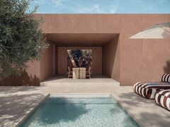 Pavimento/rivestimento in gres porcellanato effetto cemento&nbsp;CONCRETE TERRACOTTA - IMPRONTA CERAMICHE BY ITALGRANITI GROUP