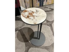 Tavolino rotondo di servizio&nbsp;CATTELAN ITALIA - STING BRECCIA GRAPHITE - ARCHIPRODUCTS.COM