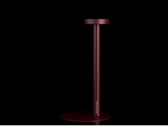Lampada da tavolo a batteria a LED&nbsp;DAVIDE GROPPI - TeTaTeT BLACK RED - ARCHIPRODUCTS.COM