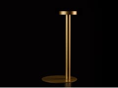 Lampada da tavolo a batteria a LED&nbsp;DAVIDE GROPPI - TeTaTeT MATT GOLD - ARCHIPRODUCTS.COM