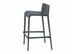 Sgabello in polipropilene con poggiapiedi&nbsp;ET AL. - NASSAU 537 grey - ARCHIPRODUCTS.COM