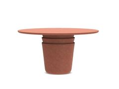 Tavolo da giardino rotondo in argilla&nbsp;GERVASONI - KASANE 36 - ARCHIPRODUCTS.COM