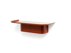 Mensola in alluminio&nbsp;HAY - KORPUS M BRICK RED - ARCHIPRODUCTS.COM