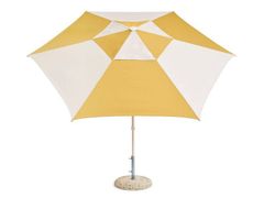 Ombrellone orientabile in tessuto&nbsp;HAY - TERRAZZA Hexagon Ochre - ARCHIPRODUCTS.COM