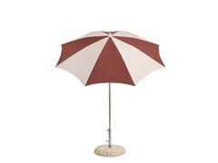 Ombrellone orientabile in tessuto&nbsp;HAY - TERRAZZA Octagon Burgundy - ARCHIPRODUCTS.COM