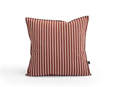 Cuscino quadrato sfoderabile a righe&nbsp;HAY - TERRAZZA TERRACOTTA - ARCHIPRODUCTS.COM