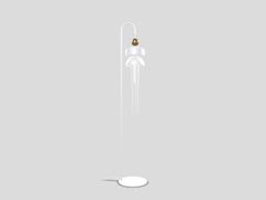 Lampada da terra a LED in metallo verniciato&nbsp;MASIERO - NAPPE STL XM1 WHITE - ARCHIPRODUCTS.COM