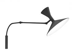Lampada da parete orientabile in alluminio&nbsp;NEMO - MINI LAMPE DE MARSEILLE BLACK - ARCHIPRODUCTS.COM
