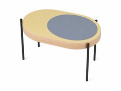 Tavolino ovale in legno con vano contenitore&nbsp;SCULPTURES JEUX - POIS 50 x 70 - ARCHIPRODUCTS.COM