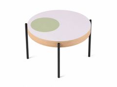 Tavolino rotondo in legno con vano contenitore&nbsp;SCULPTURES JEUX - POIS �70 - ARCHIPRODUCTS.COM