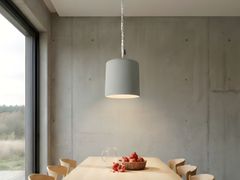 Lampada a sospensione in resina effetto cemento&nbsp;BIN CEMENTO - IN-ES.ARTDESIGN