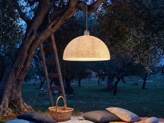 LAMPADA A SOSPENSIONE A LED IN NEBULITE� PER USO ESTERNO&nbsp;MEZZA LUNA MINI OUT - IN-ES.ARTDESIGN