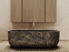 Vasca da bagno centro stanza ovale in marmo&nbsp;PRIME 160M - INBANI