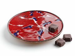 Vassoio rotondo in vetro di Murano&nbsp;ALCHIMIE LIFT - INCALMI