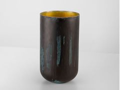 Vaso rotondo in rame&nbsp;MERCURIO BURNISHED - INCALMI