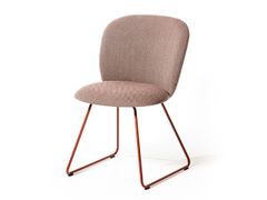 Sedia imbottita a slitta in tessuto&nbsp;VOLTA SIDE CHAIR SLED - INFINITI