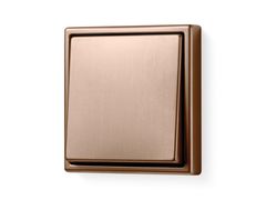 Interruttore in acciaio con finitura bronzo spazzolato&nbsp;LS 990 - ALBRECHT JUNG