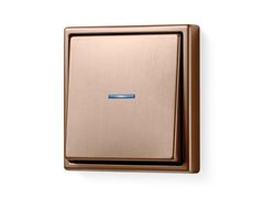 Interruttore in acciaio con finitura bronzo spazzolato&nbsp;LS 990 - ALBRECHT JUNG