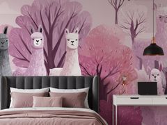 Carta da parati in tessuto non tessuto per bambini&nbsp;ALPACA HORIZON - MULTIGRAFICA ADV