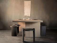 Tavolo rettangolare in rovere&nbsp; FLOAT - KANA