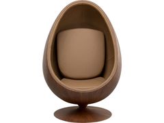 Poltrona girevole in legno&nbsp;EYE BALL - KARE DESIGN