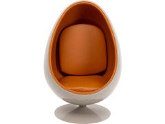 Poltrona girevole in fibra di vetro&nbsp;EYE BALL - KARE DESIGN