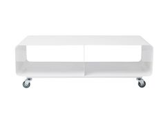 Mobile TV in acciaio verniciato a polvere con ruote&nbsp;LOUNGE M - KARE DESIGN