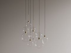 Lampada a sospensione a LED in metallo&nbsp;OPIUM - KARMAN