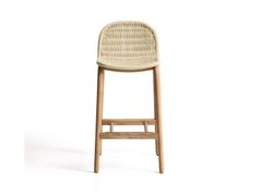 Sgabello in legno di acacia e corda&nbsp;ALIPA - KAVE HOME S.L.U.