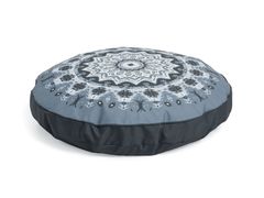 Pouf sfoderabile rotondo in tessuto&nbsp;ASHLEEN - KAVE HOME S.L.U.