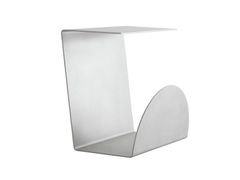 Tavolino in acciaio inox con portariviste&nbsp;1.0 - HNY DESIGN