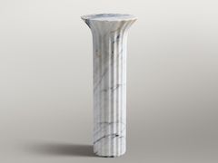 Tavolo alto in marmo con base centrale&nbsp;APHAIA - DECORMARMI