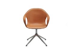 Sedia a razze in cuoio con braccioli&nbsp;ELEPHANT - KRISTALIA