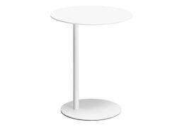 Tavolino di servizio rotondo in metallo&nbsp;LIBRIO - KRISTALIA