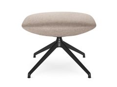 POGGIAPIEDI SU TRESPOLO GIREVOLE IN PELLE&nbsp;TERRA LOUNGE - LD SEATING