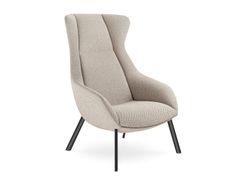 Poltrona con braccioli in tessuto con base in metallo&nbsp;TERRA LOUNGE - LD SEATING