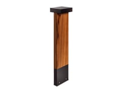 Paletto luminoso a LED in alluminio&nbsp;PLIN WOOD 3.1 - L&L LUCE&LIGHT